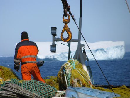 Job onboard our Danish trawler Ocean Tiger.